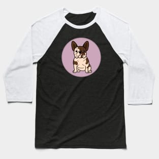 Frenchie Pink Baseball T-Shirt